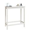 vidaXL Table de bar blanc 100x50x110 cm bois massif de pin