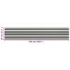 vidaXL &Eacute;cran de balcon PEHD 90x500 cm Anthracite et blanc