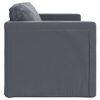 vidaXL Canap&eacute;-lit 2 en 1 gris fonc&eacute; 122x204x55 cm velours