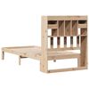 vidaXL Lit biblioth&egrave;que sans matelas 90x200 cm bois de pin massif