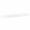 vidaXL &Eacute;tag&egrave;res murales 2 pcs Blanc brillant 40x9x3 cm