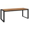 vidaXL Ensemble de salle &agrave; manger pour jardin 9 pcs Beige et Marron