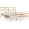 vidaXL Cadre de lit sans matelas 160x200 cm bois massif