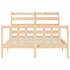 vidaXL Cadre de lit sans matelas bois de pin massif