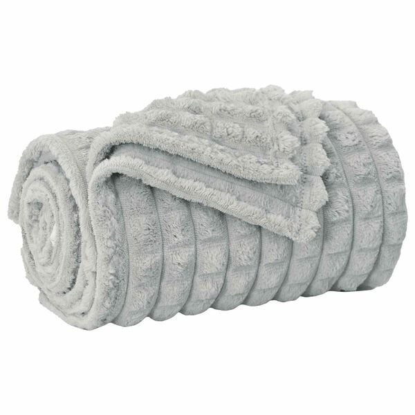vidaXL Couvertures &agrave; jeter 6 pcs Gris 150 x 130 cm Toison