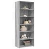 vidaXL Buffet haut sonoma gris 70x41x185 cm bois d'ing&eacute;nierie