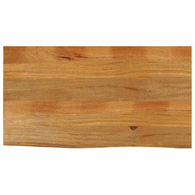 vidaXL Dessus de table à bord vivant 120x60x2,5cm bois massif manguier