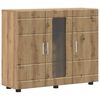 vidaXL Cabinet en Bois Ch&ecirc;ne artisanal Bois d'ing&eacute;nierie
