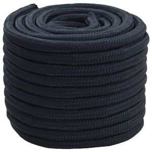 vidaXL Corde de bateau 2.5 mm 25 m Bleu royal Polyester