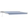 vidaXL Cadre de store manuel avec LEDs 4,5 &times; 3 m