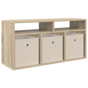 vidaXL Basboard avec tiroir Ch&ecirc;ne Sonoma 87 x 27,5 x 43 cm