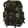 vidaXL Sac &agrave; dos en style d'arm&eacute;e 65 L Camouflage