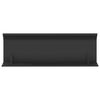 vidaXL Poign&eacute;e 12 pcs Noir 120 x 39.6 x 17 mm Aluminium