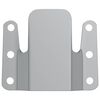 vidaXL Support de montage encastr&eacute; 12 pcs Argent&eacute; 75 x 66 x 1,4 mm