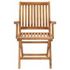 vidaXL Chaises de jardin lot de 2 et coussins bleu Bois de teck massif