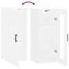 vidaXL Armoire murale blanc 34,5x34x90 cm