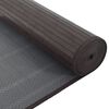 vidaXL Tapis rectangulaire marron fonc&eacute; 80x400 cm bambou