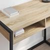 vidaXL Bureau avec stockage Sonoma 100 x 50 x 75 cm Bois d'ing&eacute;nierie