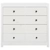 vidaXL Armoire lat&eacute;rale Blanc 100x40x90 cm Bois de pin massif
