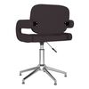 vidaXL Chaise de bureau pivotante Noir Similicuir