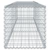 vidaXL Panier gabion avec couvercle 300x50x50 cm fer galvanis&eacute;