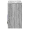vidaXL Buffet avec LED sonoma gris 72x34x61 cm bois d'ing&eacute;nierie