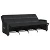 vidaXL Fauteuil de massage inclinable 4 places noir similicuir