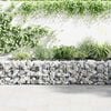 vidaXL Mur de gabion Acier galvanisé 450x30x50 cm
