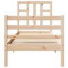 vidaXL Cadre de lit sans matelas bois de pin massif