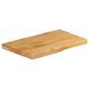vidaXL Dessus de table 50x40x2,5 cm bord vivant bois massif manguier
