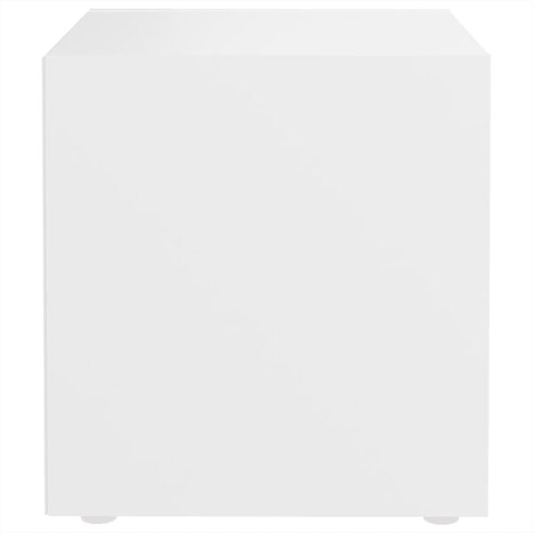 vidaXL Meuble TV Blanc 37x35x37 cm Bois d&rsquo;ing&eacute;nierie