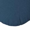 vidaXL Coussins de si&egrave;ge 2 pcs Bleu &Oslash;50 x 19 cm tissu