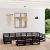 vidaXL Salon de jardin 13 pcs bois de pin massif