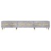 vidaXL Meuble TV gris b&eacute;ton 150x36x30 cm bois d'ing&eacute;nierie