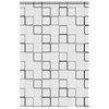 vidaXL Store enrouleur de douche avec cassette largeur du tissu 146 cm