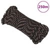 vidaXL Corde de bateau Noir 3 mm 250 m Polypropyl&egrave;ne
