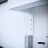 vidaXL Panneau d'auvent de porte Transparent 50x100 cm Verre tremp&eacute;