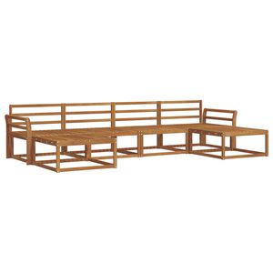 vidaXL Ensemble de canap&eacute;s d'ext&eacute;rieur 6 pc Naturel