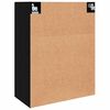 vidaXL Armoire murale suspendue Montage mural Noir 69,5 x 34 x 90 cm
