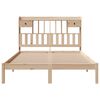 vidaXL Lit biblioth&egrave;que sans matelas 140x200 cm bois massif de pin