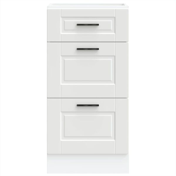 vidaXL Armoire de cuisine Porto blanc bois d'ing&eacute;nierie