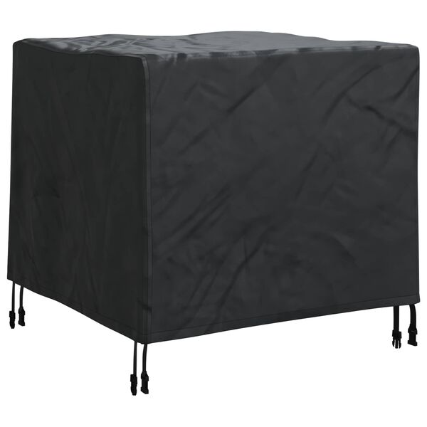 vidaXL Housse pour meubles Uni Noir 74 x 74 x 60 cm Tissu Oxford 420D