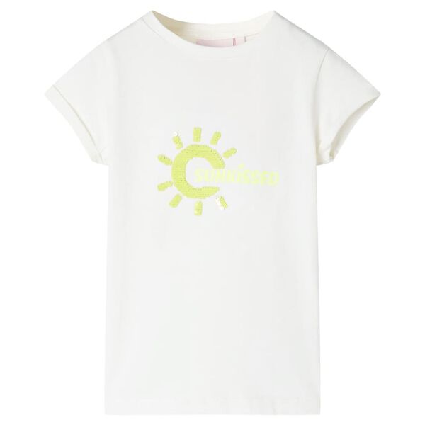 T-shirt pour enfants &eacute;cru 128
