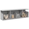 vidaXL Armoire murale 100x20x30 cm sonoma gris bois d'ing&eacute;nierie