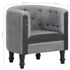 vidaXL Chaise cabriolet Noir Cuir v&eacute;ritable et bois de manguier massif