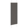 vidaXL Store pliss&eacute; noir 45x150 cm largeur du tissu 44,4 cm polyester