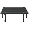 vidaXL Cadre de lit sans matelas pliable noir 90x200 cm acier