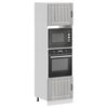 vidaXL Armoires de four 2 pcs Kalmar sonoma gris bois d'ing&eacute;nierie