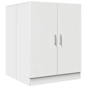 vidaXL Meuble pour machine &agrave; laver Blanc 71x71,5x91,5 cm