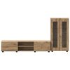 vidaXL Ensemble meuble TV FLORIN Ch&ecirc;ne artisanal Bois d'ing&eacute;nierie